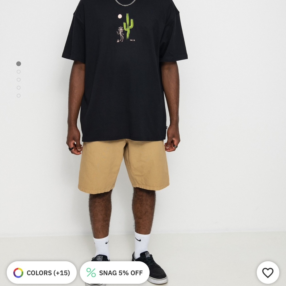Nike Tan Short Sleeve Tee Versatile Casual Wear